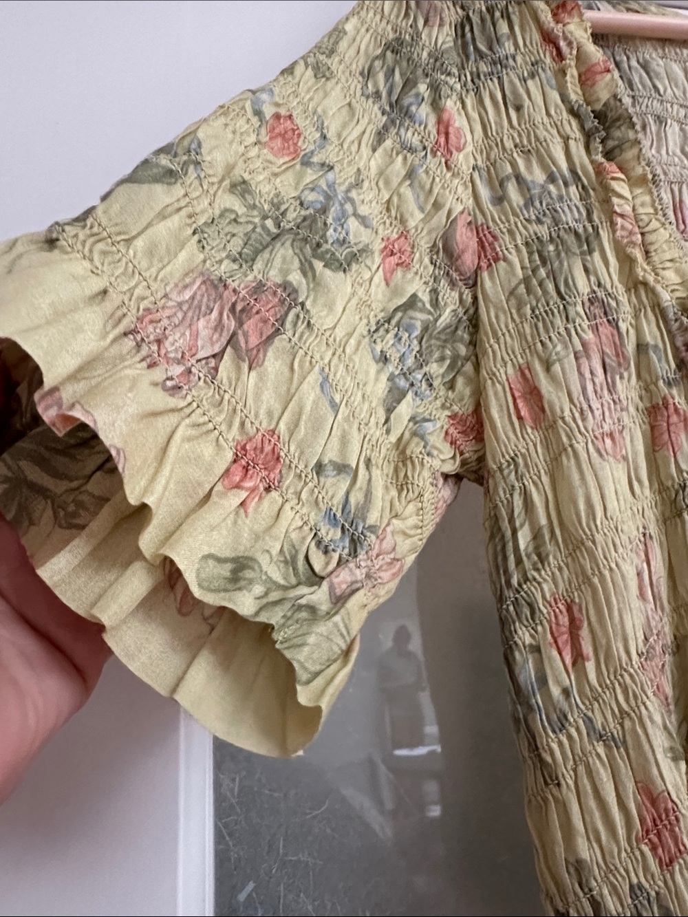 Damson Madder Yellow Floral dress - Picture 4 of 7